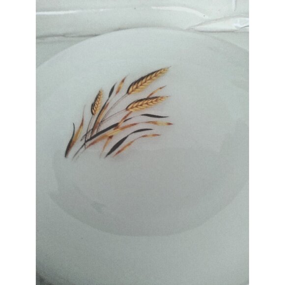 Vintage Fire King Milk Glass Cereal Bowl & Salad Plate set of 2 - Picture 13 of 13